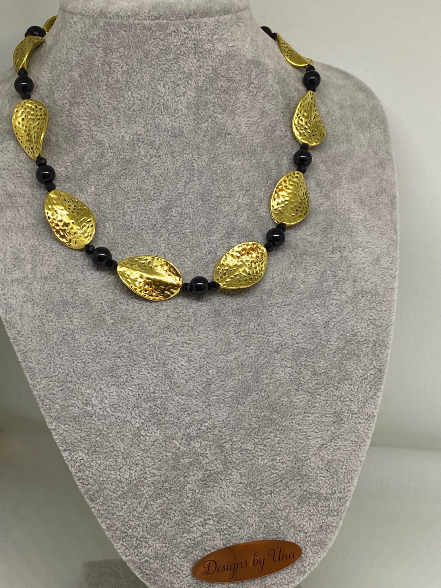 Gold and Black necklace