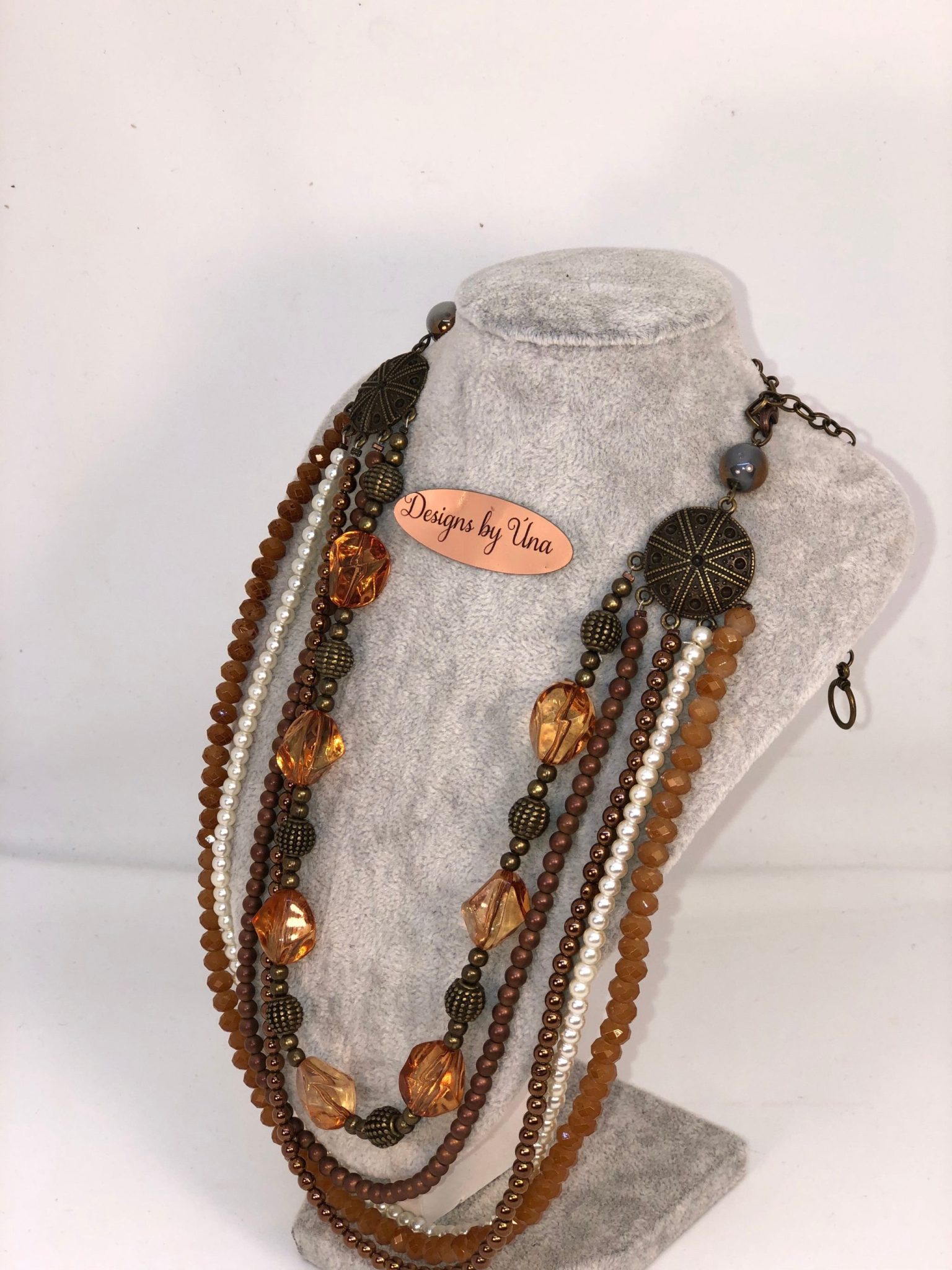 Dramatic Statment Dressy Necklace - Image 2