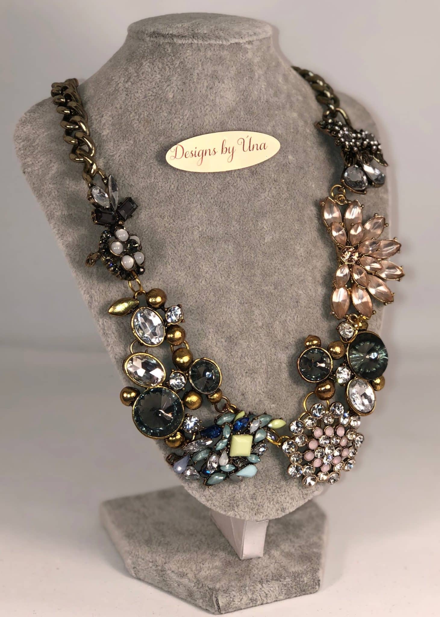 Vintage Inspired dramatic necklace.