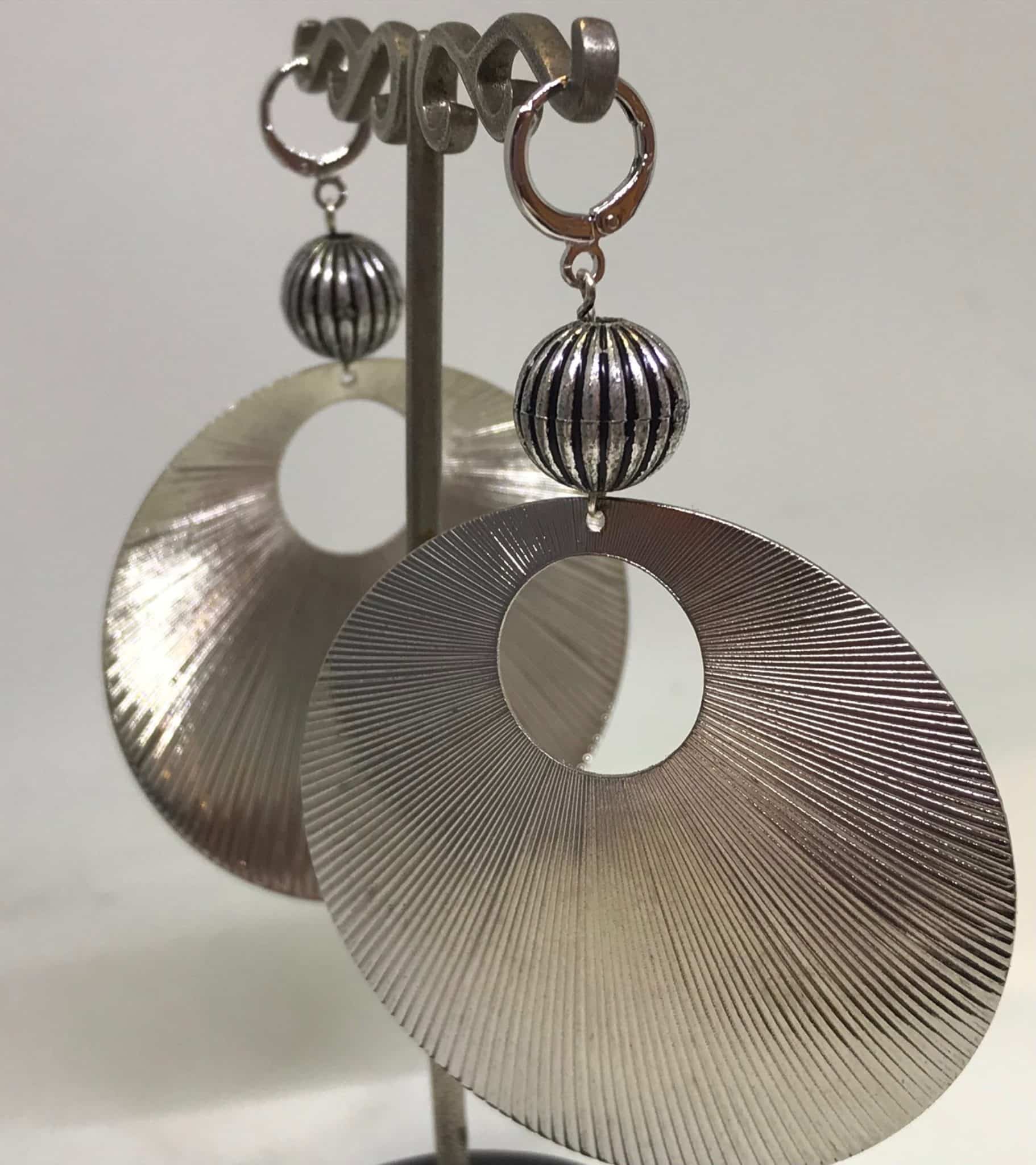 Silver hoops