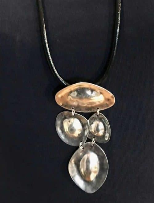 Chunky Silver celtic necklace.